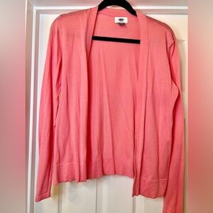 Old Navy Pink Cardigan Sweater